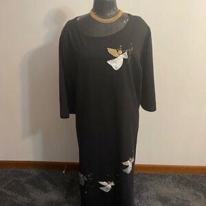 Vintage Karla Marie Black dress, size 2X